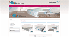 Desktop Screenshot of colchoneseldescanso.com